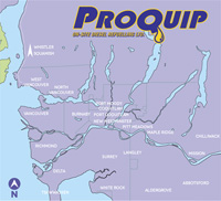 ProQuip Coverage Area